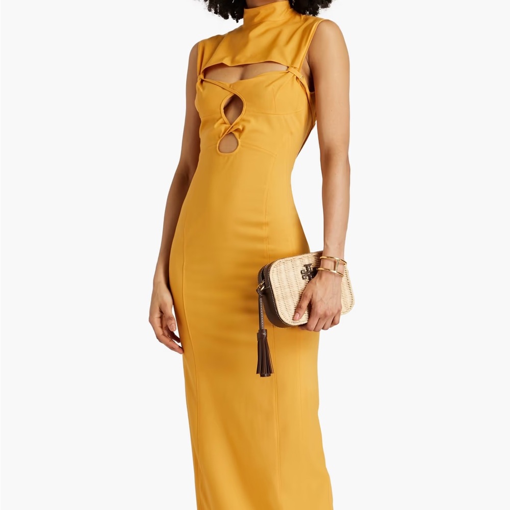 Jacquemus Orange La Robe Palmi Maxi Dress